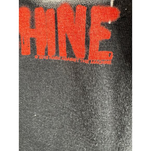 Rage Against the Machine Red Star Graffiti T-Shirt Adult Small Black Red Music - Picture 3 of 5